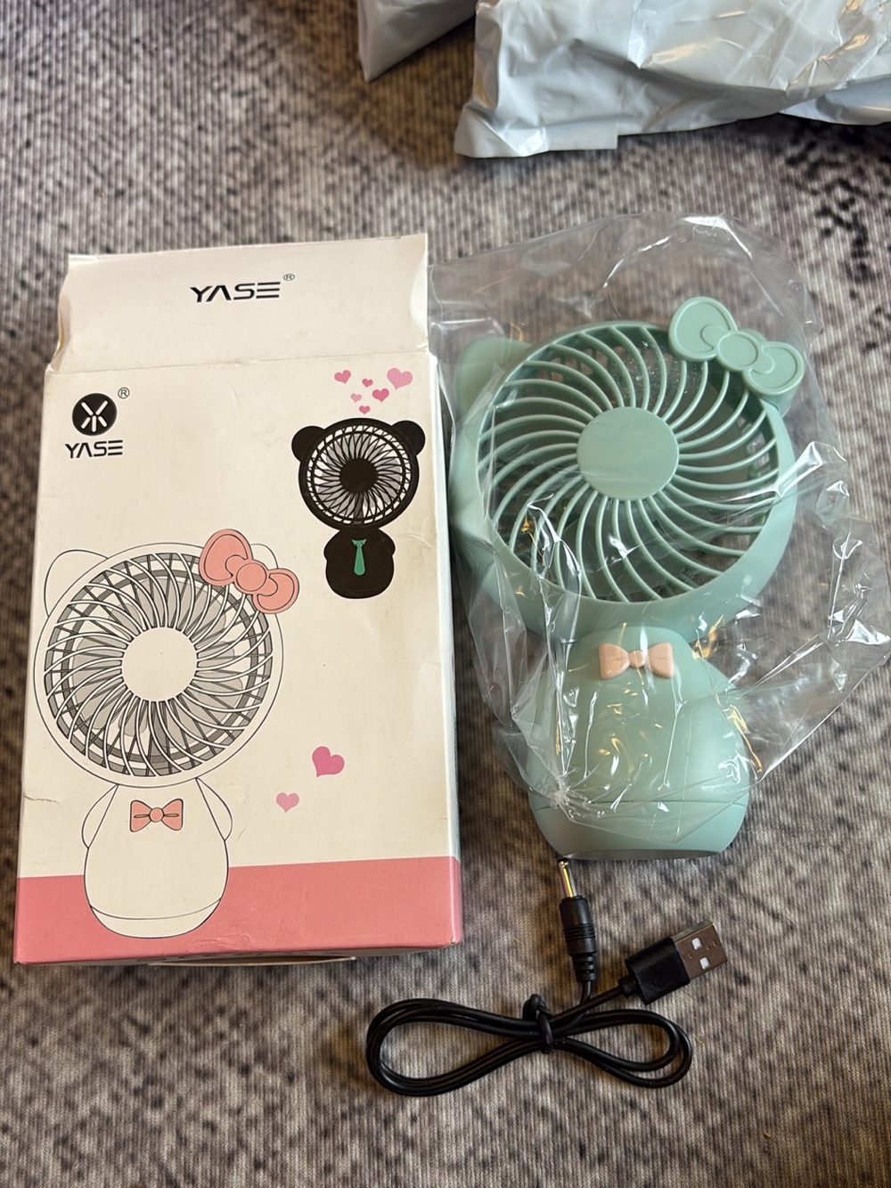 Handheld USB Fan - Kids Accessory